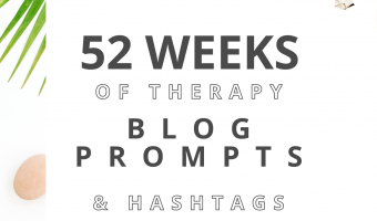 52 week therapy blog prompts